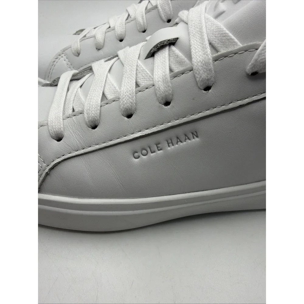 Cole Haan Grand Crosscourt Daily Low-Top Casual Sneakers White,‎ Argento Size 6